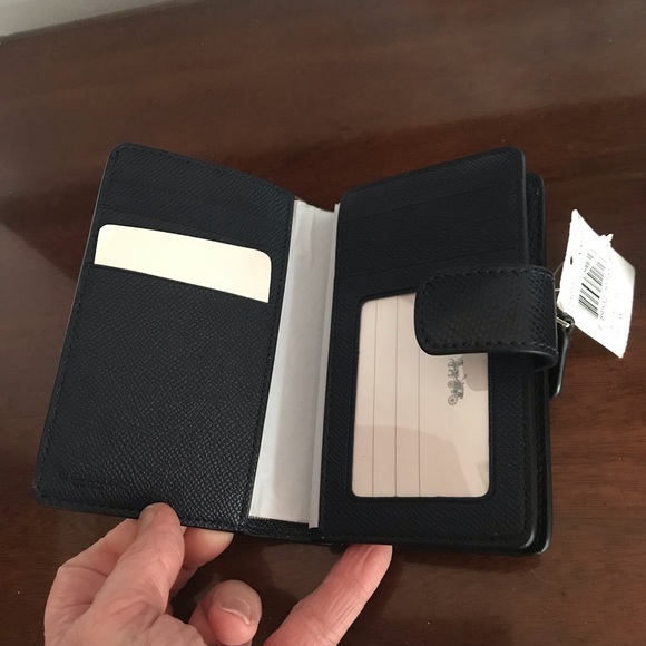 Coach BLUE MULTI Colorblock Leather MINI BENNETT & Wallet NWT - Picture 13 of 16